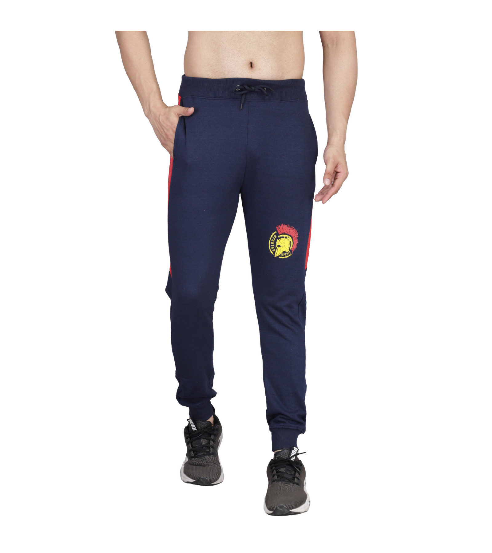 Men's Multi-Color Printed Track Pant
